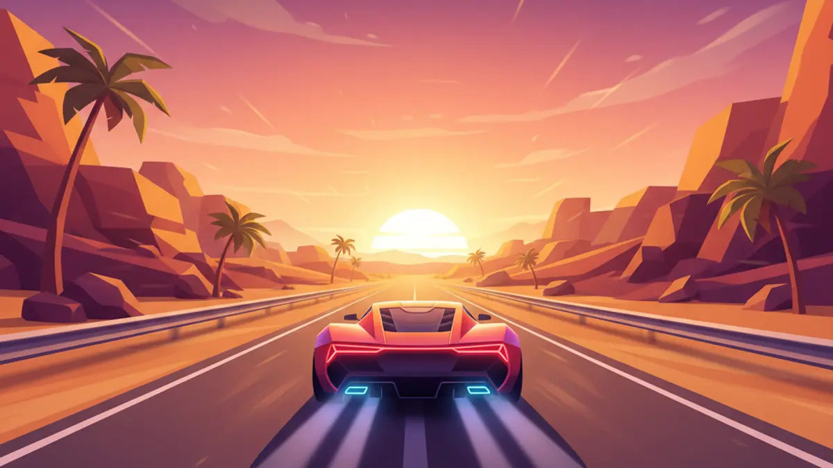 Neon Drift City